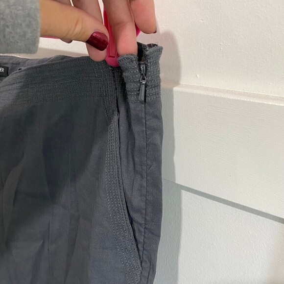 Eileen Fisher Side Zip Linen Blend Pants - Picture 5 of 11